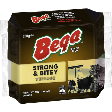 Beqa Cheddar Block Strong & Bitey Vintage 250g