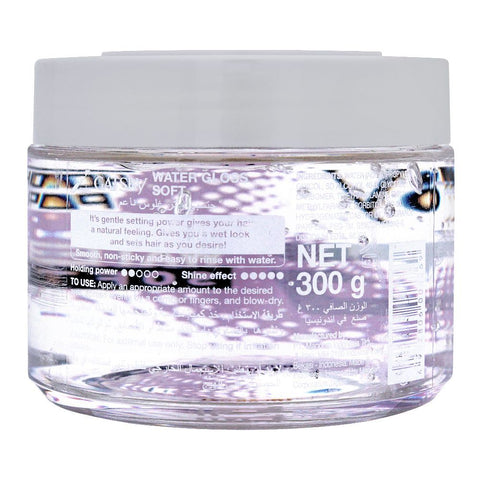 Gatsby Water Gloss Soft Hair Gel, Wet Look, 300-G