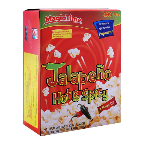 Magic Time Popcorn Jalapeno Hot & Spicy 240g