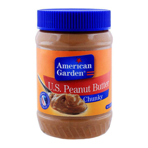 American Garden Peanut Butter Chunky 510g