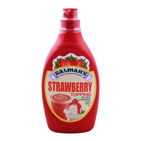 Salmans Topping Strawberry 623g