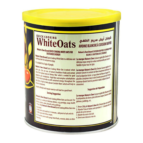 Nature Own White Oats Tin 400g