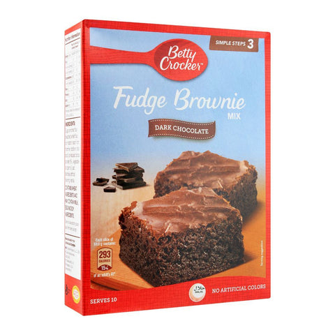 Betty Crocker Fudge Brownie Mix Dark Chocolate 500g