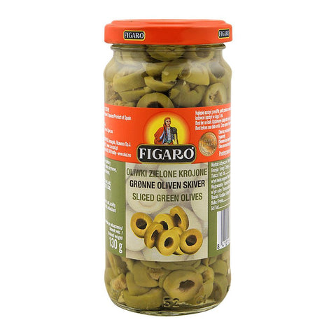 Figaro Green Olive Sliced 240g