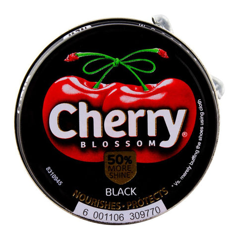 Cherry Blossom Black Shoe Polish 90ml