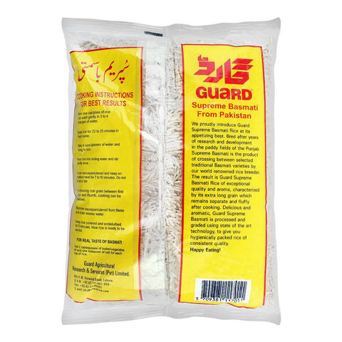 Guard Supreme Basmati Rice, Extra Long Grain, 1 KG