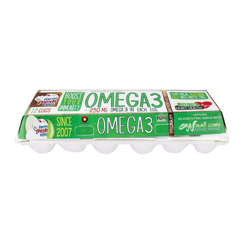 Farm Fresh Omega 3 Eggs 12 Pcs