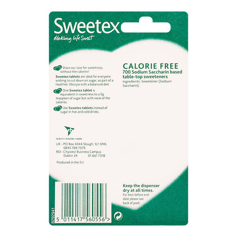 Sweetex Calorie Free Sweeteners 700 Tablets