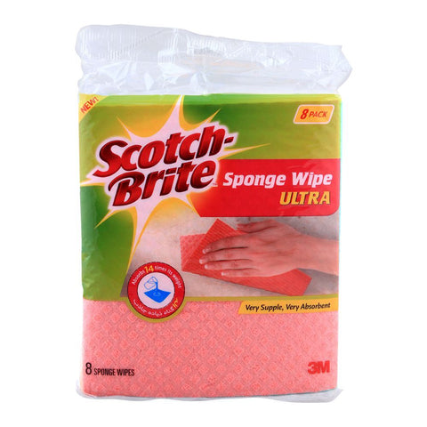 Scotch Brite Sponge Cloth Ultra 8 Pack