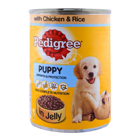 Pedigree Puppy Jelly Tin Chicken & Rice 400g