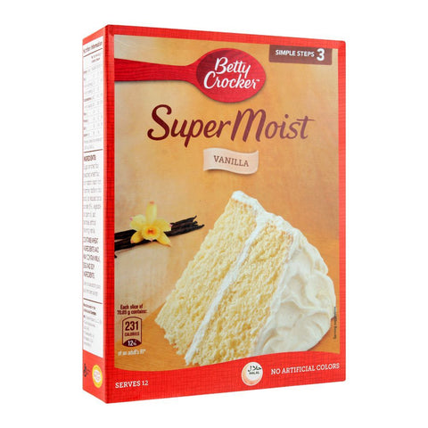 Betty Crocker Cake Mix Vanilla 500g