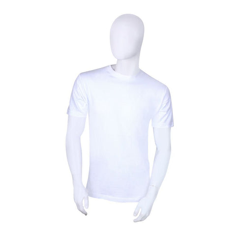 Jockey Men C Neck T Shirt White L 1711