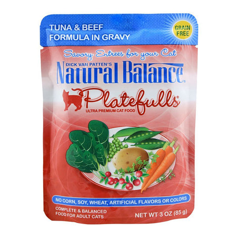 Natural Balance Platefulls Tuna & Beef Formula 85g