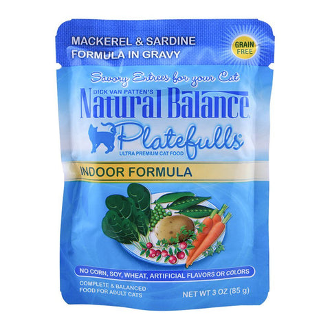 Natural Balance Cat Pouch Indoor mackerel 85g