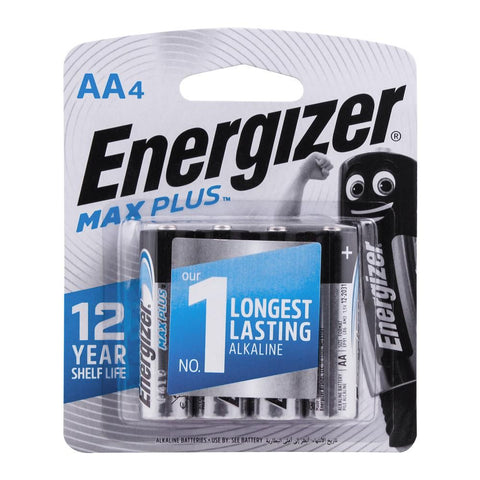 Energizer Max Plus AA Batteries 4 Pack