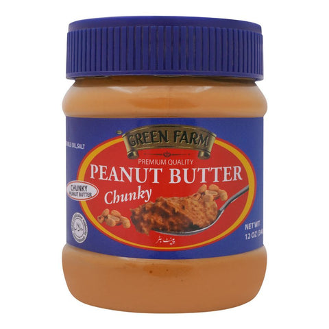 Green Farm Peanut Butter Chunky 340g