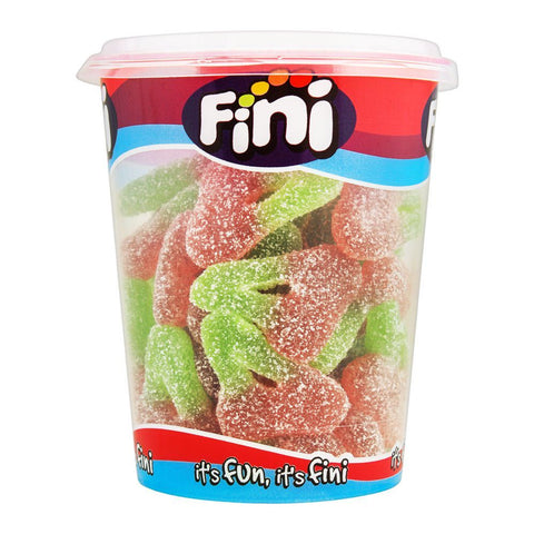 Fini Jelly Sour Twin Cherries jar 200g