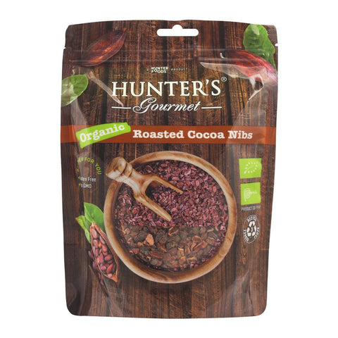 Hunters Gourmet Organic Roasted Cocoa Nibs - 300 gm