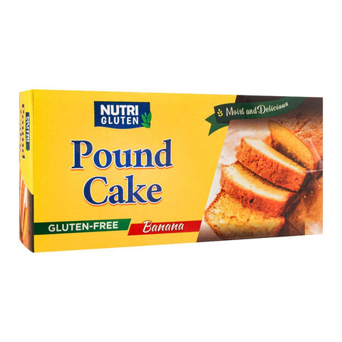 Nutri Gluten Free  Pound Cake Banana