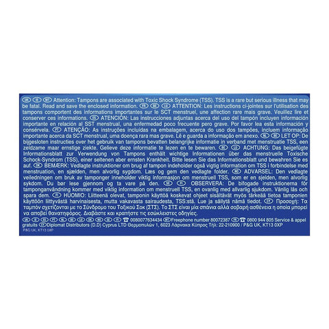 Tampax Cardboard Applicator Regular Tampons, 20-Pack