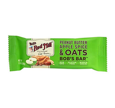 Bobs Red Mill Peanut Butter Apple Spice And Oats Bar, 50 gm