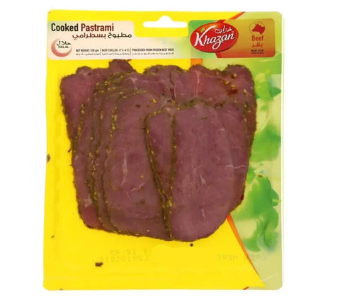 Khazan Cooked Pastrami Beef 250g