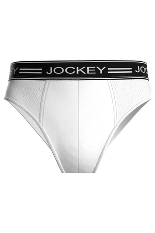 Jockey Wedgefly Brief L White