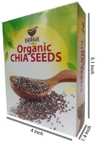 khoraak Organic Chia Seeds 125g