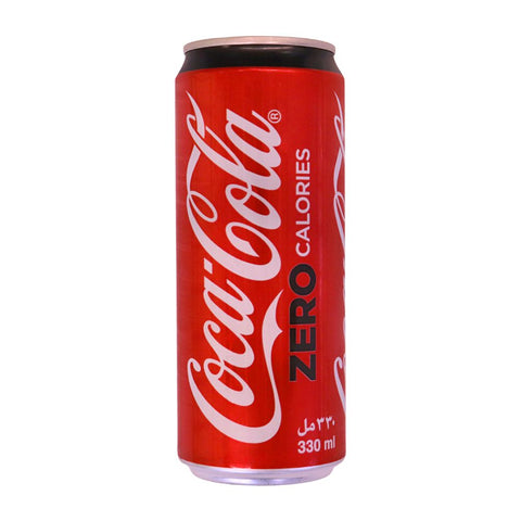 Coke Soft Drink Zero Tin 330ml