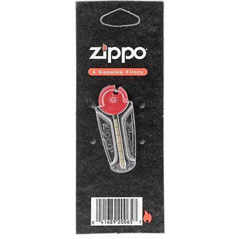 Zippo Lighter Flints 6 Individual Card 2406N-7200604