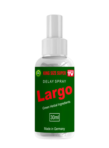 Largo Delay Spray King Size Super Green Herbal Ingredients 30ML