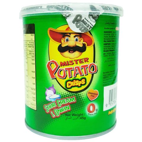 Mister Potato Crisps Sour Cream & Onion 45g