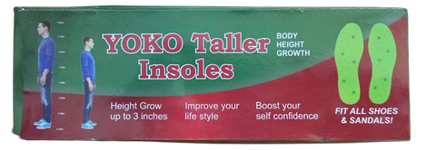 Yoko Taller Insoles - Body Height Growth