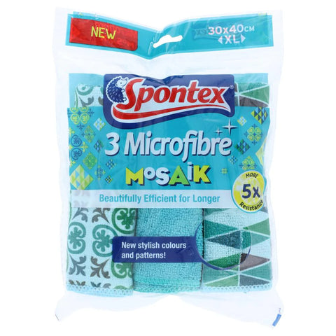 Spontex Mosaik Cloth 3pcs
