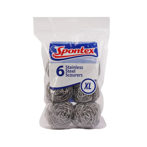 Spontex Stainless Steel Spiral 6 Pack