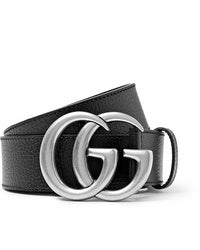 Best Qualtiy silver buckle black belt for Men