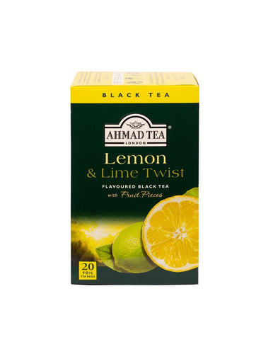 Ahmad Black Tea 20 Tea Bags Lemon & Lime 40g