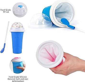 Slushy Maker Cup Quick Frozen Smoothies Ice Cream Maker