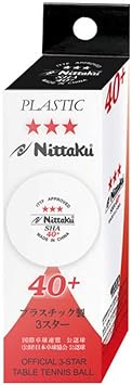 Nittaku SHA 40 Plus Table Tennis Ball (1 pack)