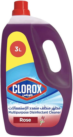 CLOROX FLOOR CLEANER ROSE 3LTR