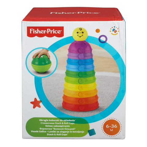 Fisher-Price Brilliant Basics Stack & Roll Cups