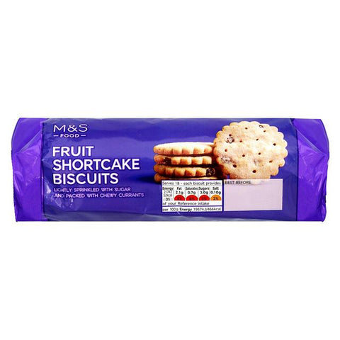 M&S Fruit Shortcake Biscuits 200g