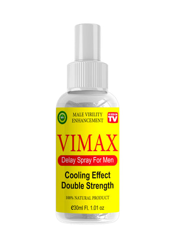 Vimax Delay Spray For Men Cooling Effect Double Strength 30 ml