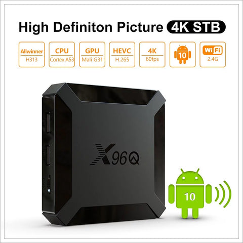 Android 10.0 TV Box, X96 Q Android TV Box