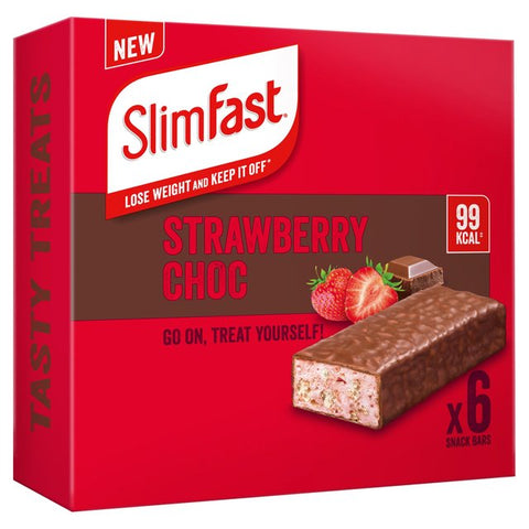 Slimfast Snack Bars Strawberry Chocolate 150g