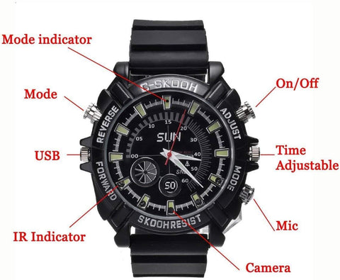 Smart Spy Watch With Camera