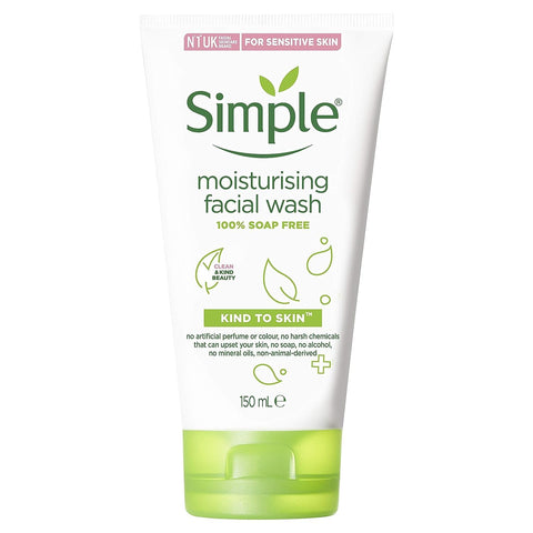 Simple Moisturising Foaming Facial Wash 150ml