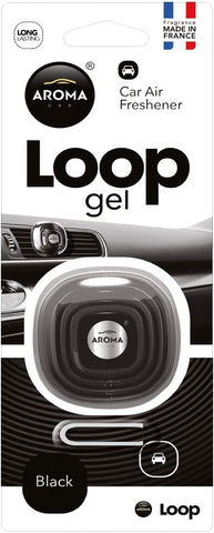 Aroma Loop Gel Car Freshener Black