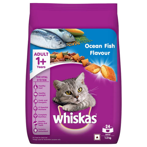 Whiskas Adult 1+ Ocean Fish 1.2kg