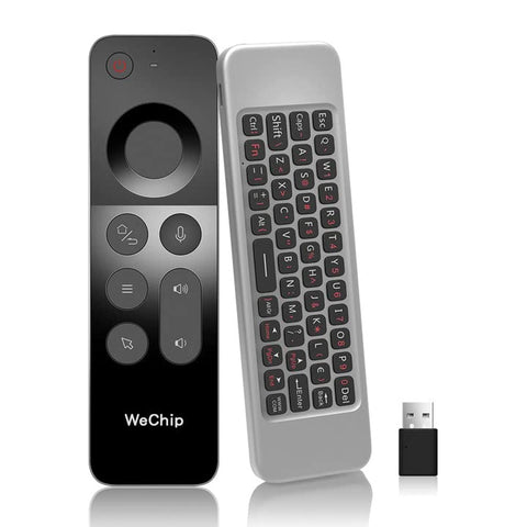 Wechip W3 Air Mouse Remote 2.4ghz Motion Sensing 4 In 1 Wireless Keyboard Remote For Smart Tv